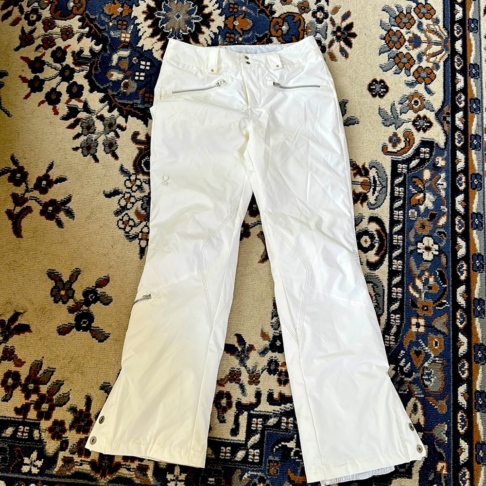Spyder Ski and Snowboard Pants White Size 10